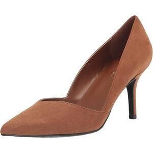 USED Marc Fisher Women's Tuscany Pump, Dark Cognac-Size 8.5